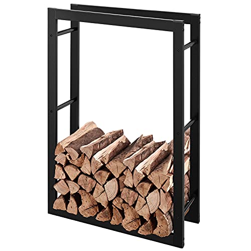 RANSENERS WH080150 Metall Brennholzregal 80x27x150cm
