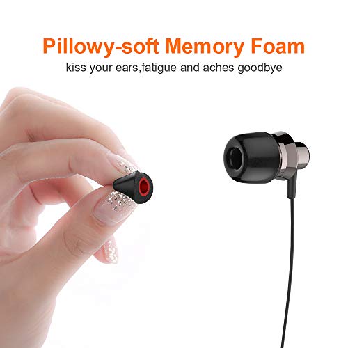 New Bee Vervangende Oordopjes 12 Stuks Met Case - Traagschuim 4,5 mm-6,3 mm voor Jaybird, Beats, Sony, Nexus, LG (Nieuwe S/M/L) - Afbeelding 5