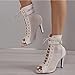 Botas de Baile para Mujer Zapatos Punta Abierta Botines de Baile con Tacón Alto Salsa y Bachata de Salon Sandalias Fiesta Tacon Fino con Cordones Sandalia Elegantes Moda Calzado de Danza Ofertas Imagen de Botas de Baile para Mujer Zapatos Punta Abierta Botines de Baile con Tacón Alto Salsa y Bachata de Salon Sandalias Fiesta Tacon Fino con Cordones Sandalia Elegantes Moda Calzado de Danza Ofertas