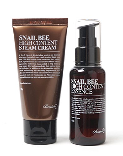 Preisvergleich Produktbild [BENTON] SNail Bee High Content Essence 60ml + Steam Cream 50g
