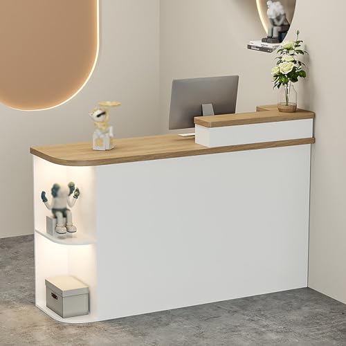Comptoir de réception compact 80cm pour sécuriser votre caisse et documents