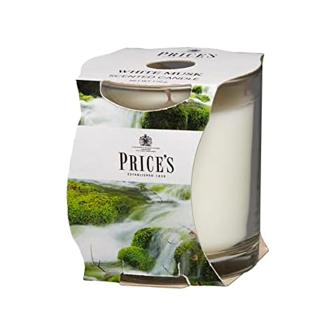 Price's White Musk Jar Candle - Sweet Fragrance Cover