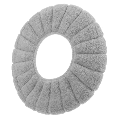 HOOTNEE Warm Comfortable Toilet Seat Cover Stretchable Washable Soft Polyester Material