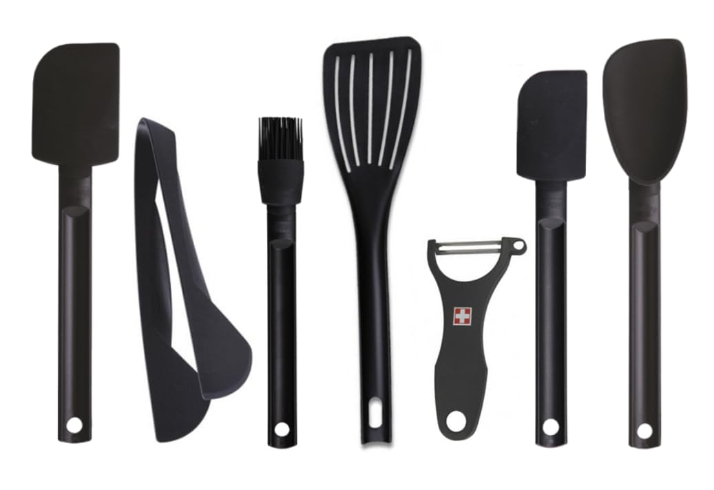 Kisag 7 TLG. Küchenhelfer Set schwarz