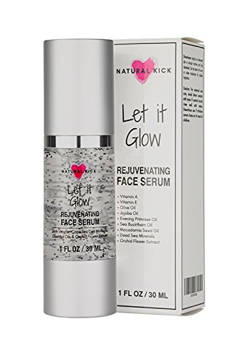 Serum For Face - Makeup Primer, Rejuvenating Serum and Moisturizer with Vitamins A, E, Dead Sea Minerals - Best for Natural Glow and Even Skin Tone 1 Fl. Oz