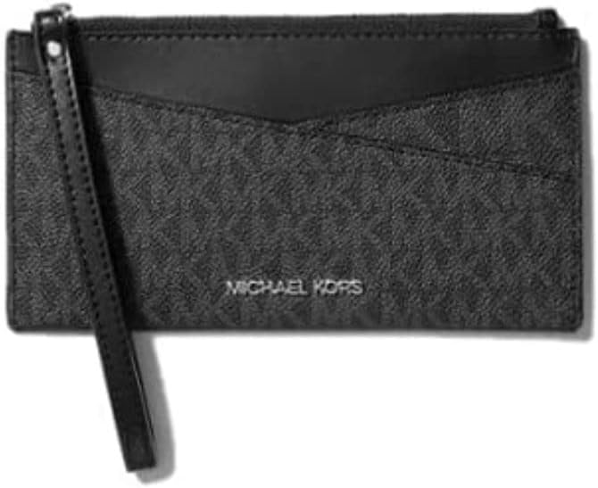 Jet Set - Pulsera cruzada con logotipo mediano Negro -