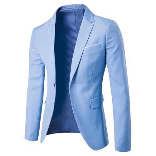 Veste de costume homme chic idéale pour mariage et bal de fin d'année avec coupe un bouton