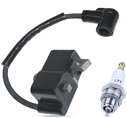 Bobine d'allumage pour STIHL FS80 HL75 HT75 FS85 HT70 FS75 FR85 KM85 et la série, AUMEL bobine allumage avec bougie pièce détachée accessoire...