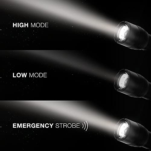 Energizer Tacr-1000 Led Tactical Flashlight, Bright Rechargeable Flashlight For Emergencies And Camping Gear, Water Resistant Flashlight, Usb Included, Pack Of 1, Black #TOP5