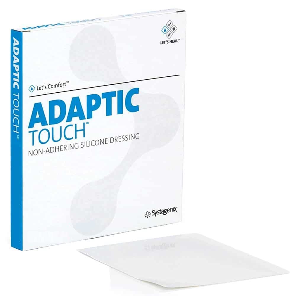 ADAPTIC Touch Non-Adhering Silicone Dressing 7.6cm x 11cm (x10)
