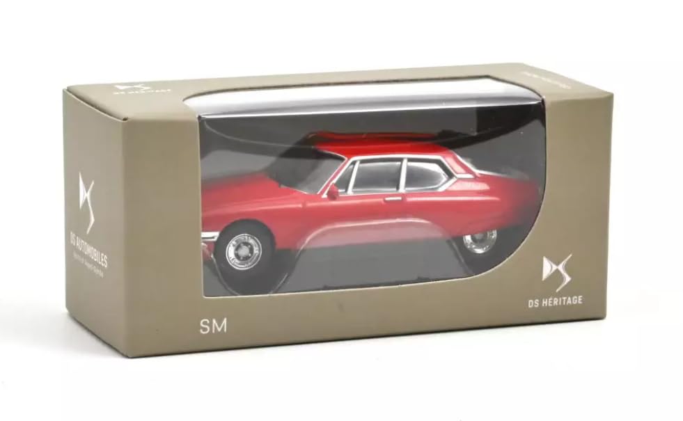 OPO 10 - Model car compatible with Citroën SM 1970 scale 1:64 3 inches 7.5cm Norev - Red 019922 - Image 2