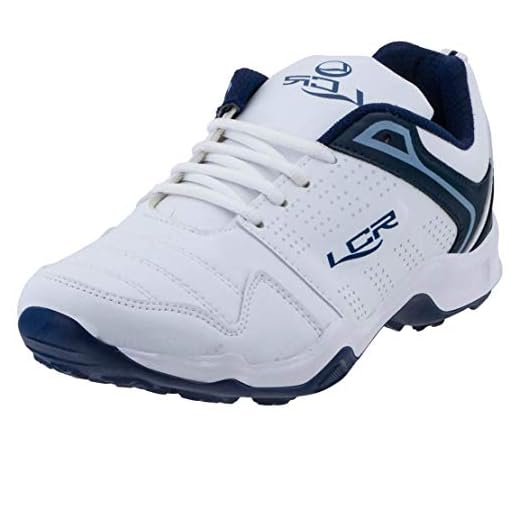 Lancer Mens INDUS-251 White Navy Running Shoe - 9 UK (INDUS-251WHT-NBL-43)