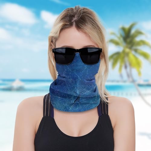 Kaleidoscope Print Neck Gaiter Men's Psychedelic Colorful Spiral Windproof Dustproof Balaclava for Outdoor Sports4