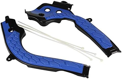 Motorcycle Frame Guards for Husqvarna TC125 FC250 FC350 FC450 2016-2018 Frame Protection (Color : Blue and Black)