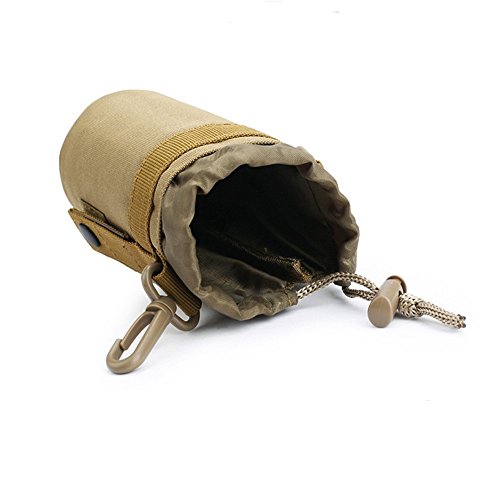 Tegool Water Bottle Sleeve Bag Bottle Holder Tactical Water Bottle Pouch (Black) #TOP3