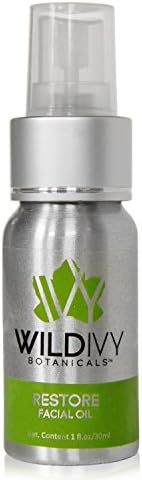 Wild Ivy Botanicals - Restore Face Oil Blend for Oily, Acne Prone Skin 1 oz. Best Moisturizer for Acne Prone Skin Helps to Maintain Moisture Balance for Acne Prevention