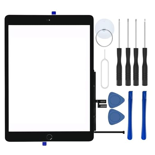 ocxutsx Suitable for 2019/2020 model iPad 7th/8th generation 10.2-inch touch screen glass replacement, compatible with models A2197, A2198, A2200, A2270, A2428, A2429, A2430.（black）