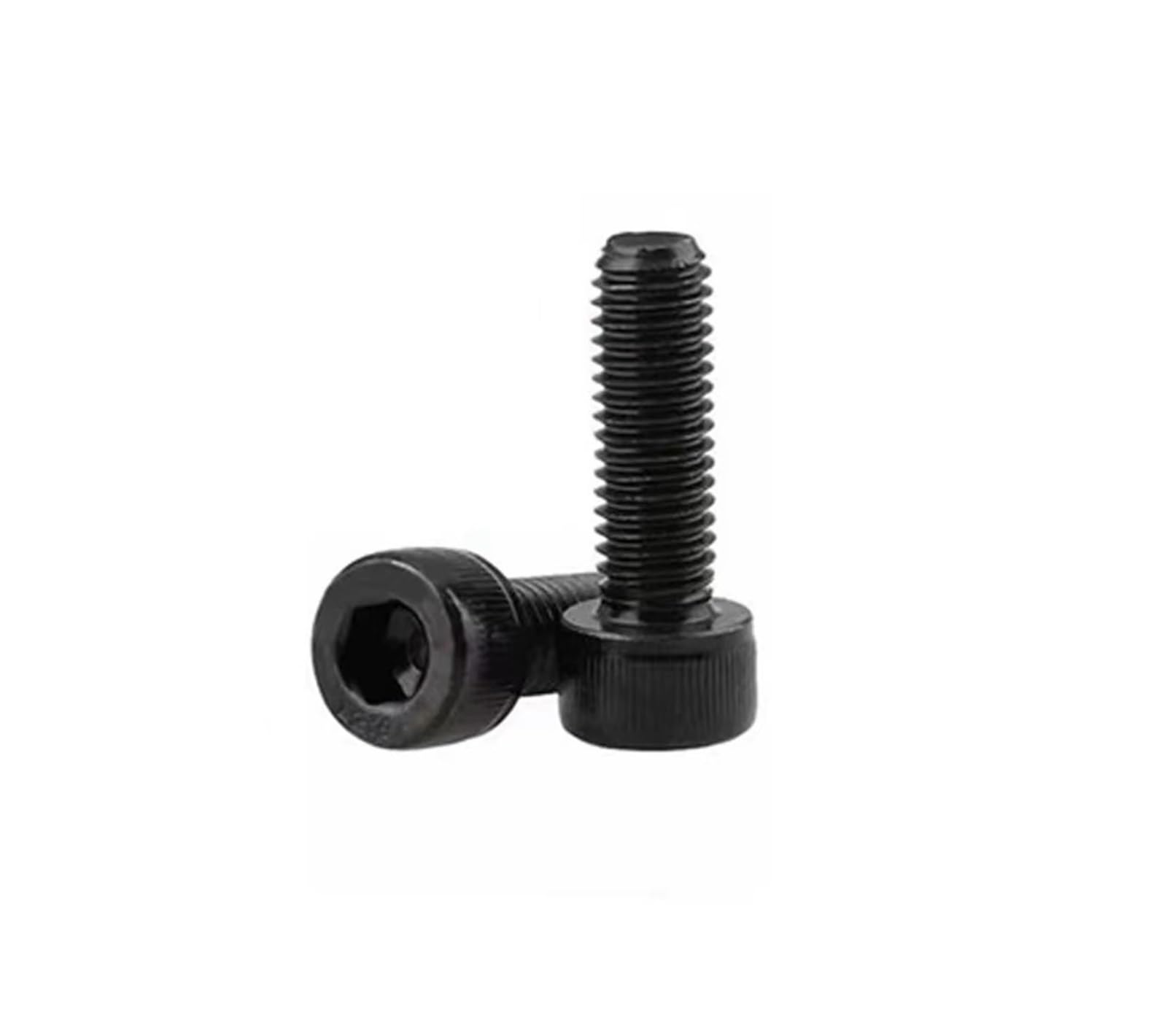 Vis à tête cylindrique à six pans creux boulon M7 M9 filetage fin DIN912 12.9 niveau acier(2PCS M9x1.25x25mm)