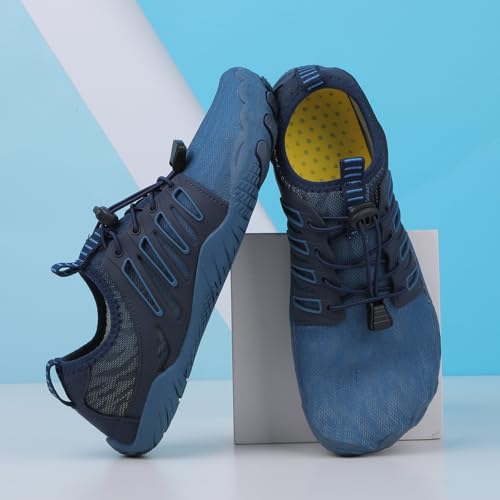 Image of Hike Barefoot Shoes Womens Men,Unisex Barefoot Water Shoes Breathable, Anti-Slip Hiking Footwear for Athletic Wide Toe Shoe Footwear for Hiking, Walking, Running, Yoga, and Water Sports