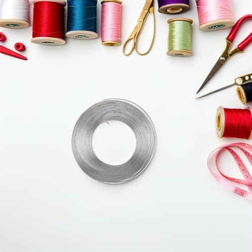 Alambre de aluminio flexible para joyería y escultura con diseño plano maleable 6