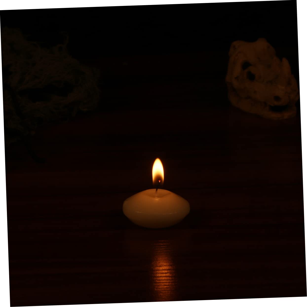 MAGICLULU 50piezas Velas Flotantes Para Boda Velas De Disco Decorativas De Boda Para Fiestas Eventos Navidad