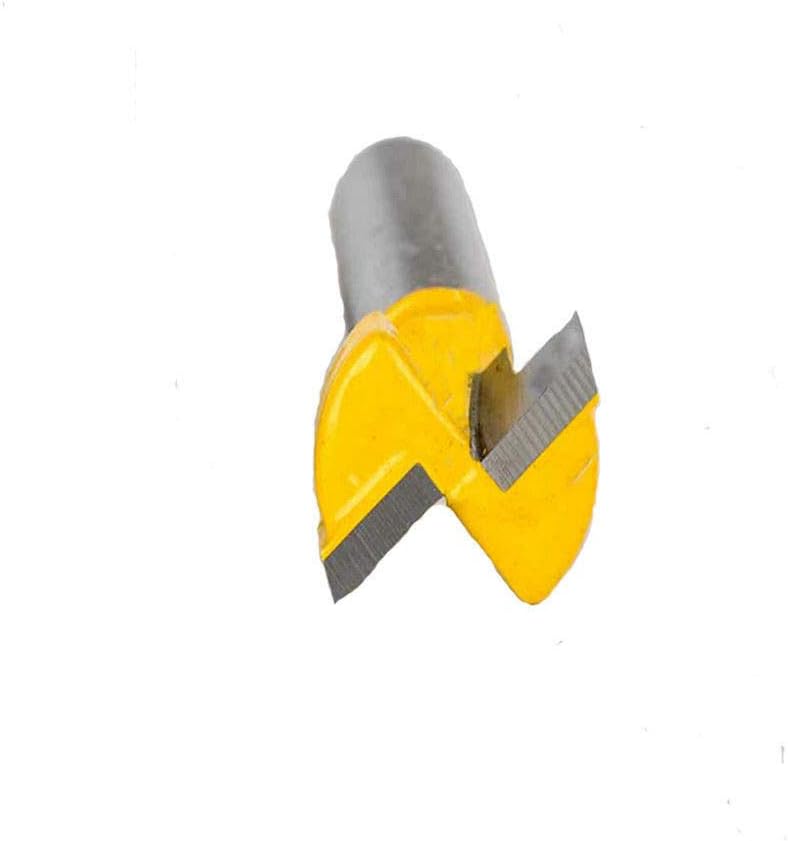 T-Slot Router Cutter Bit, Hex Bolt Woodworking Keyhole, 1/2" Shank 3/8" Cutting Dia, Pack of 2,Yellow