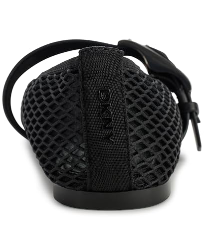 DKNY Womens Dade Mesh Ballet Flat with Belt Detail3