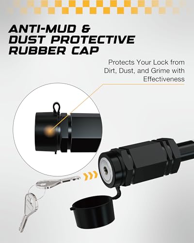 Image of RETRUE Locking Hitch Pin, 5 /8 inch Pin, Fit 2 inch and 2-1 /2 inch Class III-IV Receiver