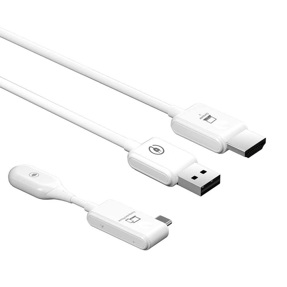 Transmetteur vidéo CS7 Récepteur adaptateur USB compatible avec Dongle 1080P Extendeur sans Type C Câble de projection