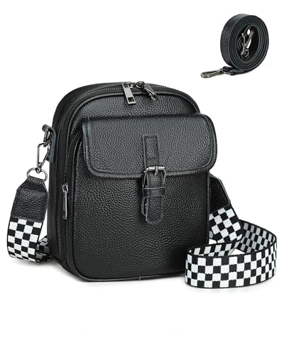 Genuine Leather Crossbody Bags for Women, RFID Blocking Anti Theft Travel Phone Purse, Small...