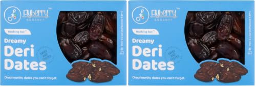 Image of Flyberry Gourmet Deri Dates (Khajoor /Khajur) 400g | 100% Natural | Rich in Calcium, Iron and Potassium | Instant Energy (Pack of 2)