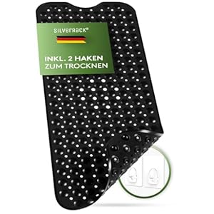 SilverRack DermaSensitivo Czarna Mata 100x40 cm