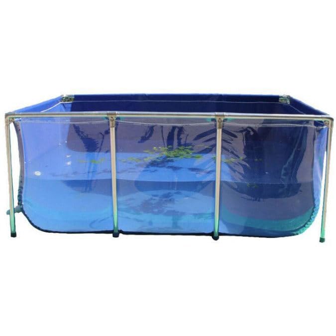 Bassin à poissons en toile PVC transparent pour élevage de koïs