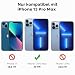JETech Sichtschutz Schutzfolie für iPhone 13 Pro Max, 2+2 Stück