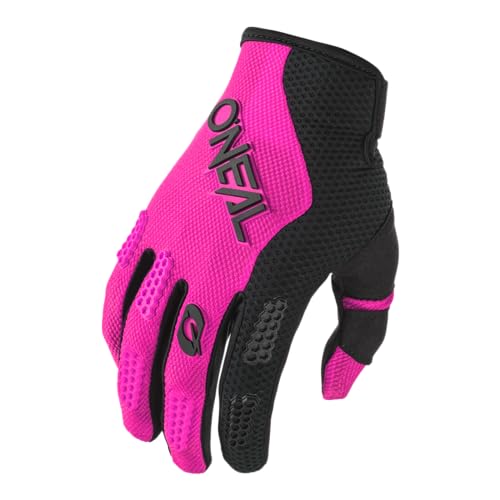 O'NEAL | Guantes Ciclismo y Motocross | MX MTB FR Descenso | Ajuste para máximo Confort, Material Transpirable | Elements Guantes Mujer RACEWEAR V.24 | Adulto | Rosa Negro | Talla M