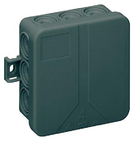 Spelsberg Junction Box IP55 2.5 mm² 85 x 85 x 37 mm Black Plastic Wall/Ceiling HFR
