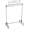 Ackfeld 12in x 14in scroll single stand 12 x 14  urban country home decor