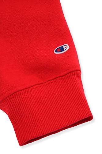 Champion Boys Zip Front Fleece Hoodie Sweatshirt for Kids, Lychee Red, Medium - image 4