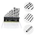 IWOWHERO All-in-one 19pc Drill Bit Set for Electric Drill Steel Drill Bits for and Plastic