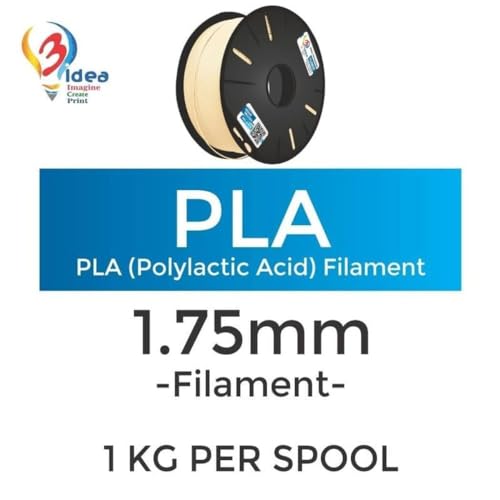 Image of 3Idea Premium PLA+ Natural 3D Printer Filament 1.75mm Dimensional Accuracy + /- 0.03mm Net Weight- 1 KG