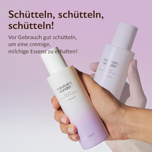 haruharu wonder Black Rice Probiotics Barrier Essence 120ml, Essence Toner zur Stärkung der Hautbarriere mit Ceramiden, fermentierten Inhaltsstoffen, beruhigend, feuchtigkeitsspendend, aufpolsternd