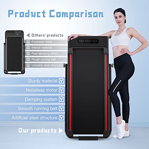 Sperax Treadmill-Under Desk Treadmill-2 In 1 Folding Treadmill-Black #TOP4