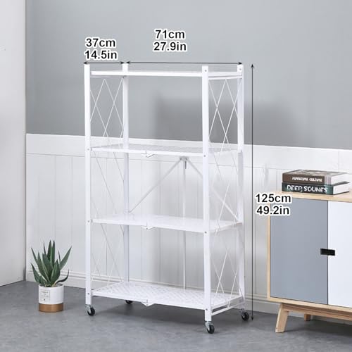 Support de rangement pliable pour éliminer le désordre dans le garage et la cuisine - 4