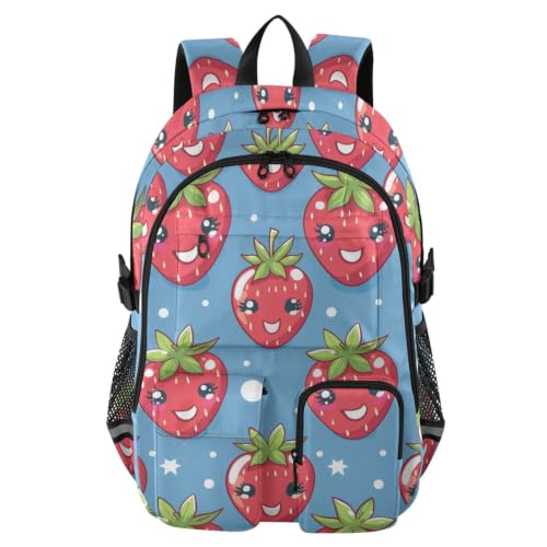 Mochila para hombre de 17.5 pulgadas negra y azul zafiro para negocios y escuela