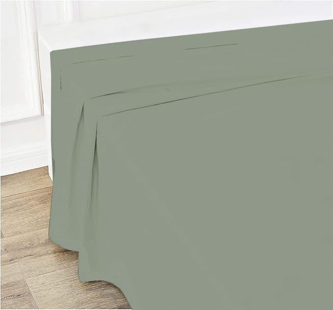Luxury Soft 800 Thread Count 100% Egyptian Cotton 1Pcs Flat Sheet - Oversized King Plus Size (120" x 120") Inch - Sage Solid