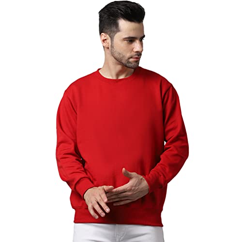 Image of Mack Jonney Fleece Round Neck Solid Sweatshirt for Men (Pack of 2)-SW RRN MLG MRN 02-P