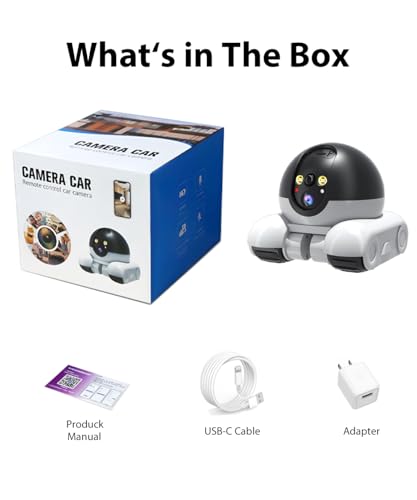 Belcore Pet Camera Robot, Wireless 1080P Movable Pet Camera Battery-Powered with Phone App emote Control for Cats Dogs, Indoor Cam, 2-Way Talk, Night Vision, Motion Detection - Image 10