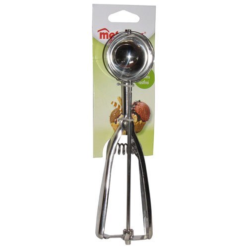 Premier Housewares Porzionatore Per Gelato In Acciaio Inox, Manico Satinato, Cucchiaio Resistente E Facile Da Pulire
