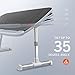 Laptop Desk for Bed, TaoTronics Lap Desks Bed Trays for Eating and Laptops Stand Lap Table, Adjustable Computer Tray for Bed, Foldable Bed Desk for Laptop and Writing in Sofa and Couch Black