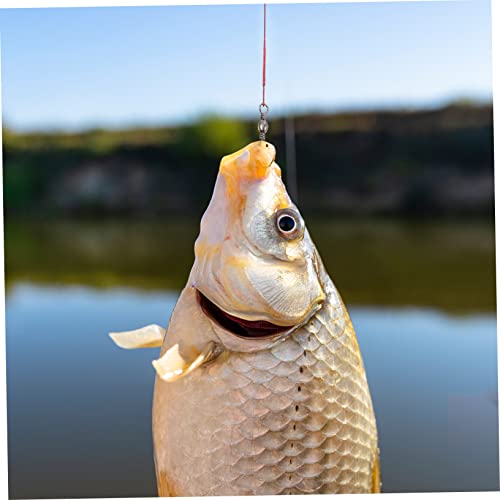 100 piezas de líderes de alambre para pesca con accesorios rojo miniatura 4